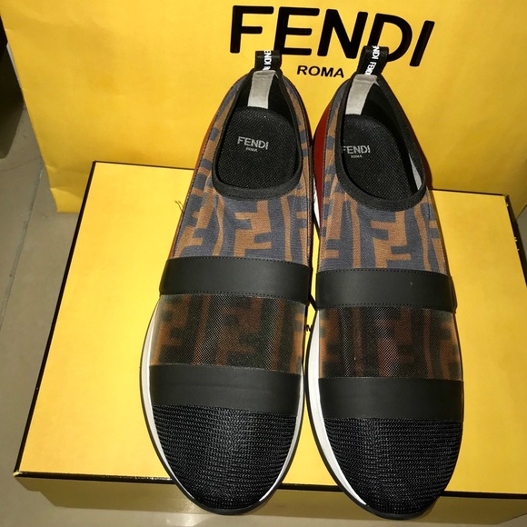 fendi mesh sneakers